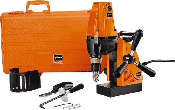 Fein - 3/4" Chuck, 2" Travel, Portable Magnetic Drill Press - 680 RPM, 750 Watts - Strong Tooling