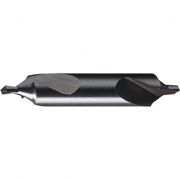 Chicago-Latrobe - #18 Bell Cut 60° Bell Incl Angle High Speed Steel Combo Drill & Countersink - Strong Tooling