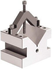 Value Collection - 2-1/4" Max Capacity, 90° Angle, Hardened Steel V-Block - 4" Long x 3" Wide x 3" High, Sold as Individual - Strong Tooling