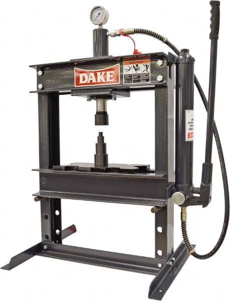 Dake - 10 Ton Hydraulic Shop Press - 6 Inch Stroke - Strong Tooling