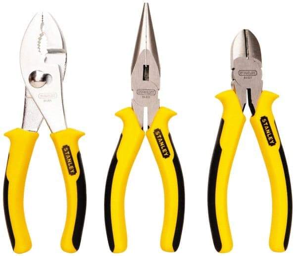 Stanley - 3 Piece Slip Joint Plier Set - Comes in Display Card - Strong Tooling