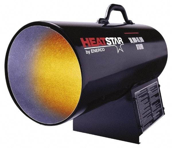 Heatstar - 50,000 to 85,000 BTU Rating, Propane Forced Air Heater - 2,000 Sq Ft Max Heating Area, 20 Lb Capacity, Fuel with Propane - Strong Tooling