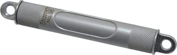 Starrett - 6 Inch Long, Level Replacement Tube and Plug - Black, Use With 98-6 Machinists' Levels - Strong Tooling