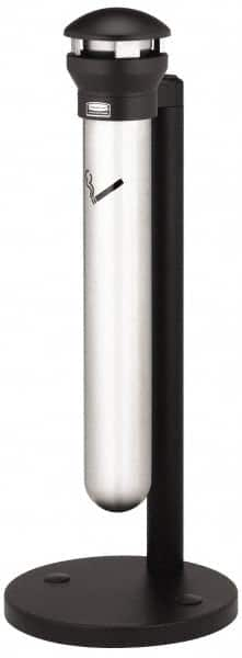 Rubbermaid - 1.3 Gal Stainless Steel Cigarette & Cigar Receptacle - 15-1/2" Wide x 39-5/8" High - Strong Tooling