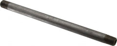 Value Collection - Schedule 80, 1/4" Diam x 8" Long Black Pipe Nipple - Threaded - Strong Tooling