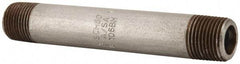 Value Collection - Schedule 80, 3/8" Diam x 4" Long Black Pipe Nipple - Threaded - Strong Tooling