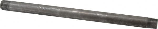 Value Collection - Schedule 80, 3/8" Diam x 10" Long Black Pipe Nipple - Threaded - Strong Tooling