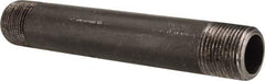 Value Collection - Schedule 80, 3/4" Diam x 6" Long Black Pipe Nipple - Threaded - Strong Tooling