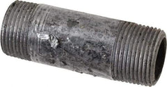 Value Collection - Schedule 80, 1" Diam x 3-1/2" Long Black Pipe Nipple - Threaded - Strong Tooling