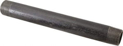 Value Collection - Schedule 80, 1" Diam x 10" Long Black Pipe Nipple - Threaded - Strong Tooling