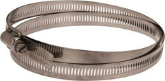 EVER-TITE Coupling Products - SAE Size 164, 2-1/2 to 10-3/4" Diam, Stainless Steel Worm Drive Clamp - 9/16" Wide, Material Grade 304 - Strong Tooling