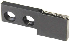 Hertel - Left Hand Cut, 3" Insert Width, Cutoff & Grooving Support Blade for Indexables - 0.8" Max Depth of Cut - Strong Tooling