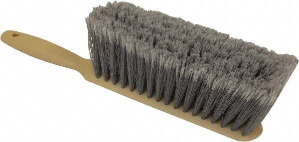 O-Cedar - 13" OAL, PVC Counter Brush - 2-1/2" Bristle Length, 8" Long x 2-1/2" Wide Head, Foam Handle, Gray - Strong Tooling