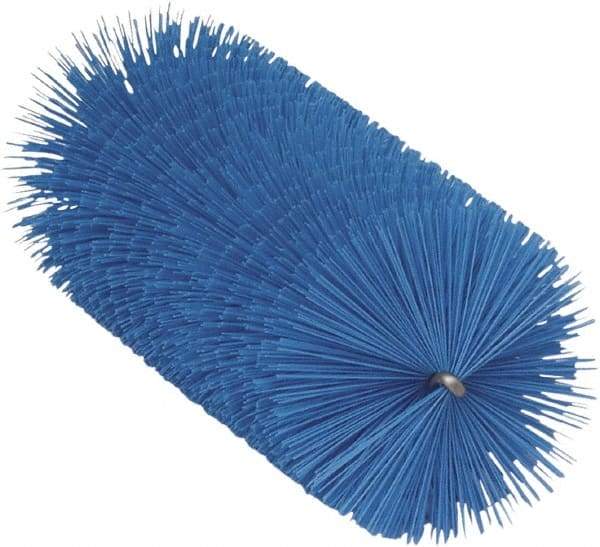 Vikan - 2.3" Diam Polyester Tube Brush - 6-1/4" OAL, 6-1/2" Head Length, Stainless Steel Handle - Strong Tooling