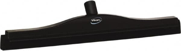 Vikan - 20" Foam Rubber Blade Bench Squeegee - Double Edge, Black, Plastic Holder - Strong Tooling