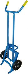 PRO-SOURCE - 1,000 Lb Load Capacity, 55 Gal Drum Hand Truck - 24-1/2" Wide x 62" High, 2 Wheels - Strong Tooling