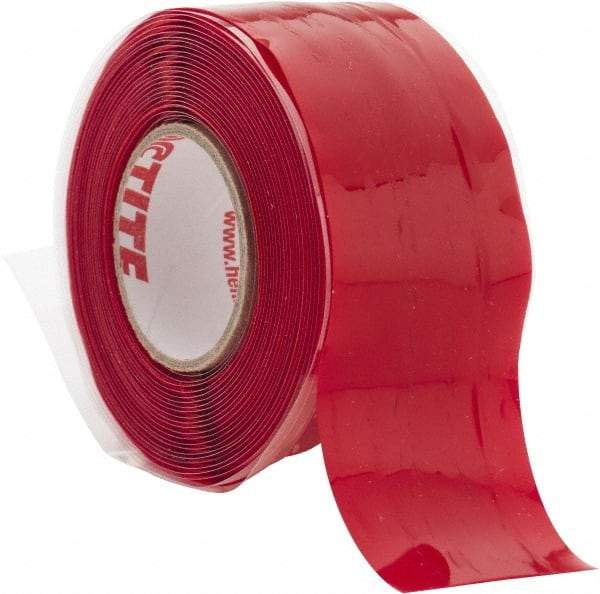 Loctite - 1" x 10', Red Silicone Electrical Tape - 0.5 mil Thick, 400 V/mil Dielectric Strength - Strong Tooling