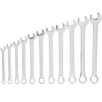 STANLEY® 11 Piece Full Polish Metric Combination Wrench Set – 12 Point - Strong Tooling