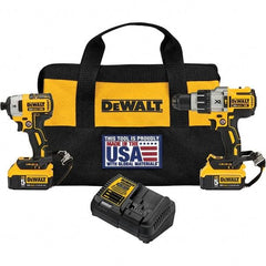 DeWALT - 20 Volt Cordless Tool Combination Kit - Includes Hammerdrill & Impact Driver, Lithium-Ion Battery Included - Strong Tooling