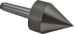 Riten - MT4 Taper Shank, Live Center - 3-1/2" Point Diam, 4-15/16" Point Len, 1,500 Lb Max Workpc, Pipe Nose Point - Strong Tooling