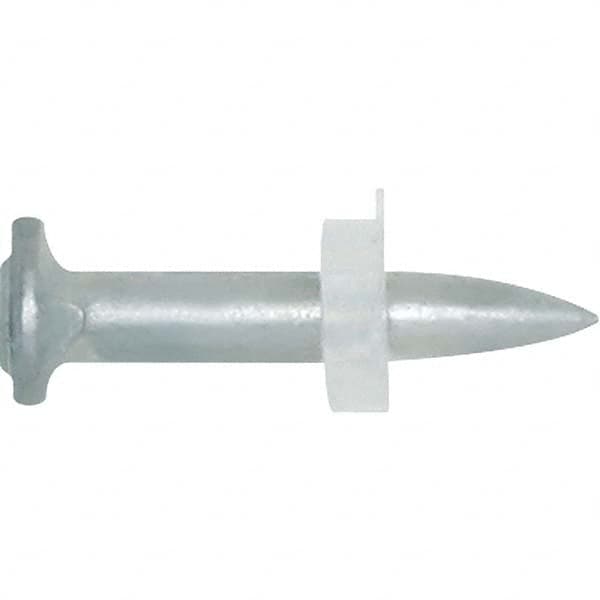 Powder Actuated Pins & Threaded Studs; Type: Drive Pin; Shank Length (Inch): 5/8; Shank Diameter (Decimal Inch): 0.6250; Head Diameter (mm): 8.000; Material: Steel; Thread Length (Inch): 0; Finish/Coating: Zinc; Material Application: Concrete