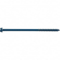 DeWALT Anchors & Fasteners - 1/4" Diam, 6 Length Under Head, Hex Drive Concrete Screw & Masonry Fastener - Strong Tooling