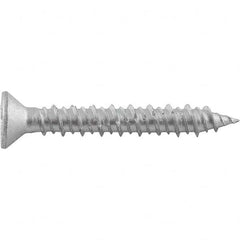 DeWALT Anchors & Fasteners - 1/4" Diam, 1-1/4 Overall Length, Phillips Drive Concrete Screw & Masonry Fastener - Strong Tooling