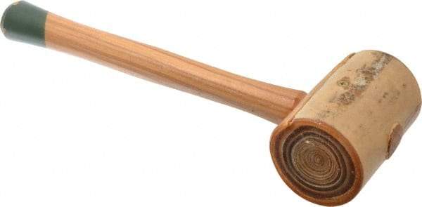 Garland - 2-1/2 Lb Head Weighted Rawhide Mallet - 14" Long Wood Handle - Strong Tooling