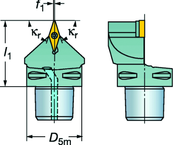 C3-SVVBN-00040-11-B1 Capto® and SL Turning Holder - Strong Tooling