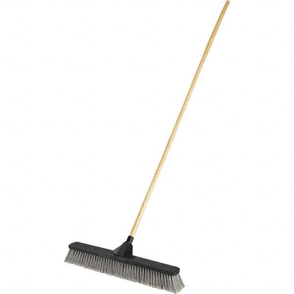 Rubbermaid - 24" Fine Particle Polyethylene Push Broom - Strong Tooling