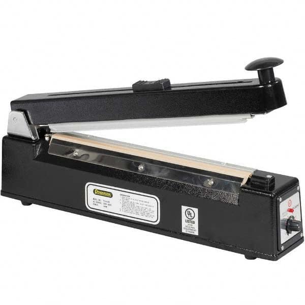 Value Collection - Polybag & Impulse Sealers Type: Table Top Thermal Impulse Sealer w/Cutter Maximum Seal Size: 12 (Inch) - Strong Tooling