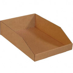 Cardboard Drawer Bin: Brown Kraft, Cardboard, 40 Lb Capacity