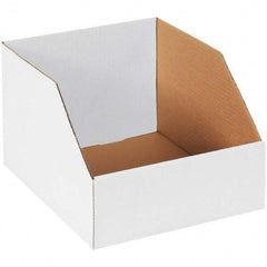 Cardboard Drawer Bin: White White, Cardboard, 40 Lb Capacity