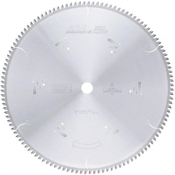 Amana Tool - 18" Diam, 1" Arbor Hole Diam, 120 Tooth Wet & Dry Cut Saw Blade - Carbide-Tipped, Clean Action, Standard Round Arbor - Strong Tooling