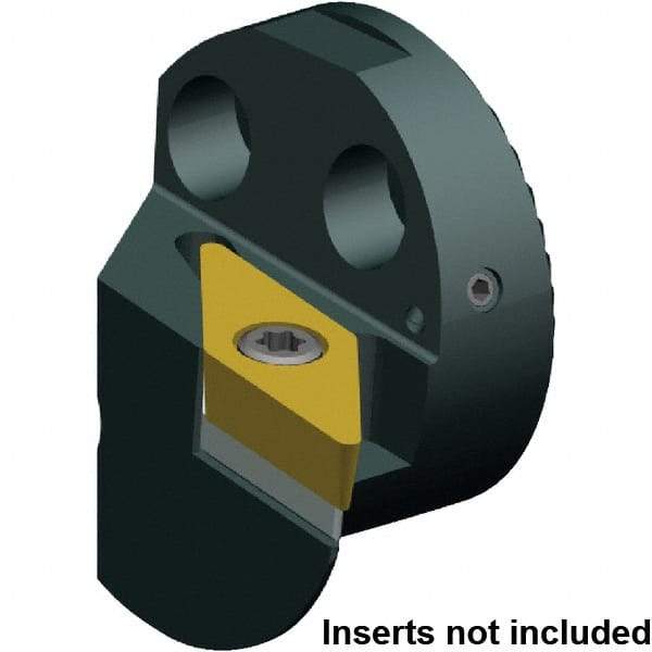 Kennametal - Right Hand Cut, 40mm Min Bore Diam, Size 32 Steel Modular Boring Cutting Unit Head - 40mm Max Bore Depth, Compatible with VBMT 160408 - Strong Tooling