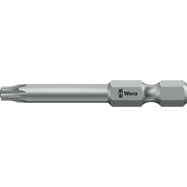 Wera - 6mm Drive IPR1 Tamperproof Torx Screwdriver Bit - 50mm OAL, Power Bit - Strong Tooling