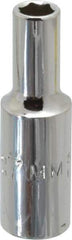 Proto - 3/8" Drive, Deep Hand Socket - 6 Points, 2-1/8" OAL, Chrome Finish - Strong Tooling