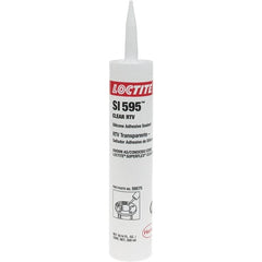 Loctite - 300 mL Cartridge Clear RTV Silicone Joint Sealant - -65 to 450°F Operating Temp, 30 min Tack Free Dry Time, 24 hr Full Cure Time - Strong Tooling