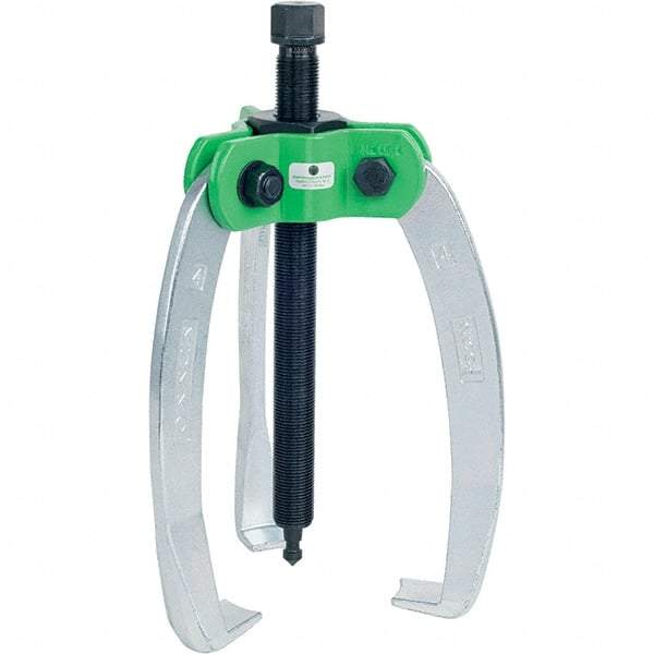 KUKKO - 3 Jaw, 1/2" to 9-7/8" Spread, 10 Ton Capacity, Jaw Puller - For Bearings, Gears, Discs - Strong Tooling