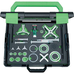 KUKKO - 38 Piece, 3/8 to 3-7/8" Spread, Blind Hole Puller Set - 2 Bolts, 14 Jaws, 6-3/16" Reach - Strong Tooling