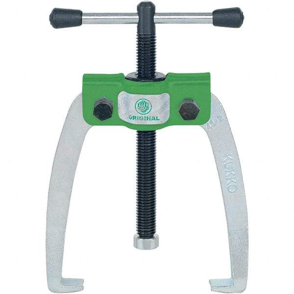 KUKKO - 2 Jaw, 1/4" to 2-3/4" Spread, 1 Ton Capacity, Jaw Puller - 2-3/4" Reach, For Bearings, Gears, Discs - Strong Tooling