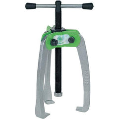 KUKKO - 3 Jaw, 1/4" to 3-3/16" Spread, 1-1/2 Ton Capacity, Jaw Puller - 3-3/16" Reach, For Bearings, Gears, Discs - Strong Tooling