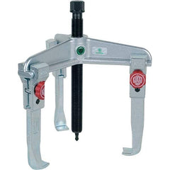 KUKKO - 3 Jaw, 1-1/2" to 6-3/8" Spread, 7-1/2 Ton Capacity, Reversible Puller - 5-7/8" Reach, For Bearings, Gears, Discs, Bushings, Seals - Strong Tooling