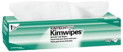 Kimtech - Dry Clean Room/Lab/Critical Task Wipes - Pop-Up, 16-5/8" x 14-3/4" Sheet Size, White - Strong Tooling