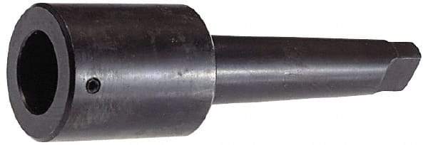 Collis Tool - 2-3/4 Inch Tap, 3.63 Inch Tap Entry Depth, MT5 Taper Shank, Standard Tapping Driver - 4-5/8 Inch Projection, 3-9/16 Inch Nose Diameter, 2.35 Inch Tap Shank Diameter, 1.762 Inch Tap Shank Square - Exact Industrial Supply