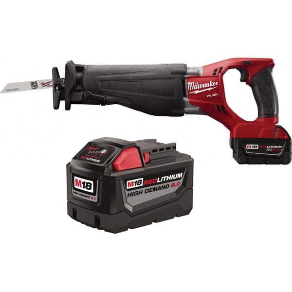 Cordless Reciprocating Saw: 18V, 0 to 3,000 SPM 3, M18, Lithium-ion Battery