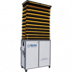 Air-Care - 36" Wide x 36" High x 75" Deep, Air Cleaner Containment Cart - Strong Tooling