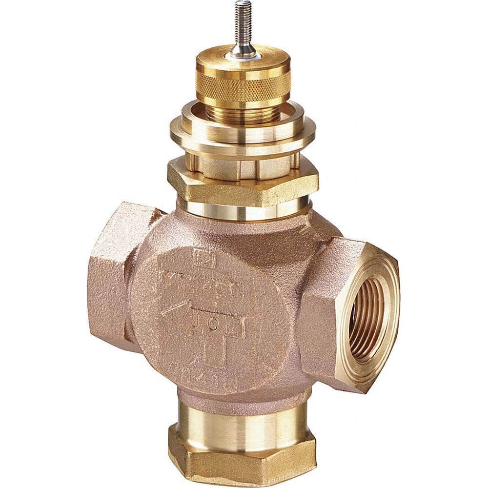 Johnson Controls - Temperature Control Valves; End Connections: FNPT ; Pipe Size: 1-1/4 - Exact Industrial Supply