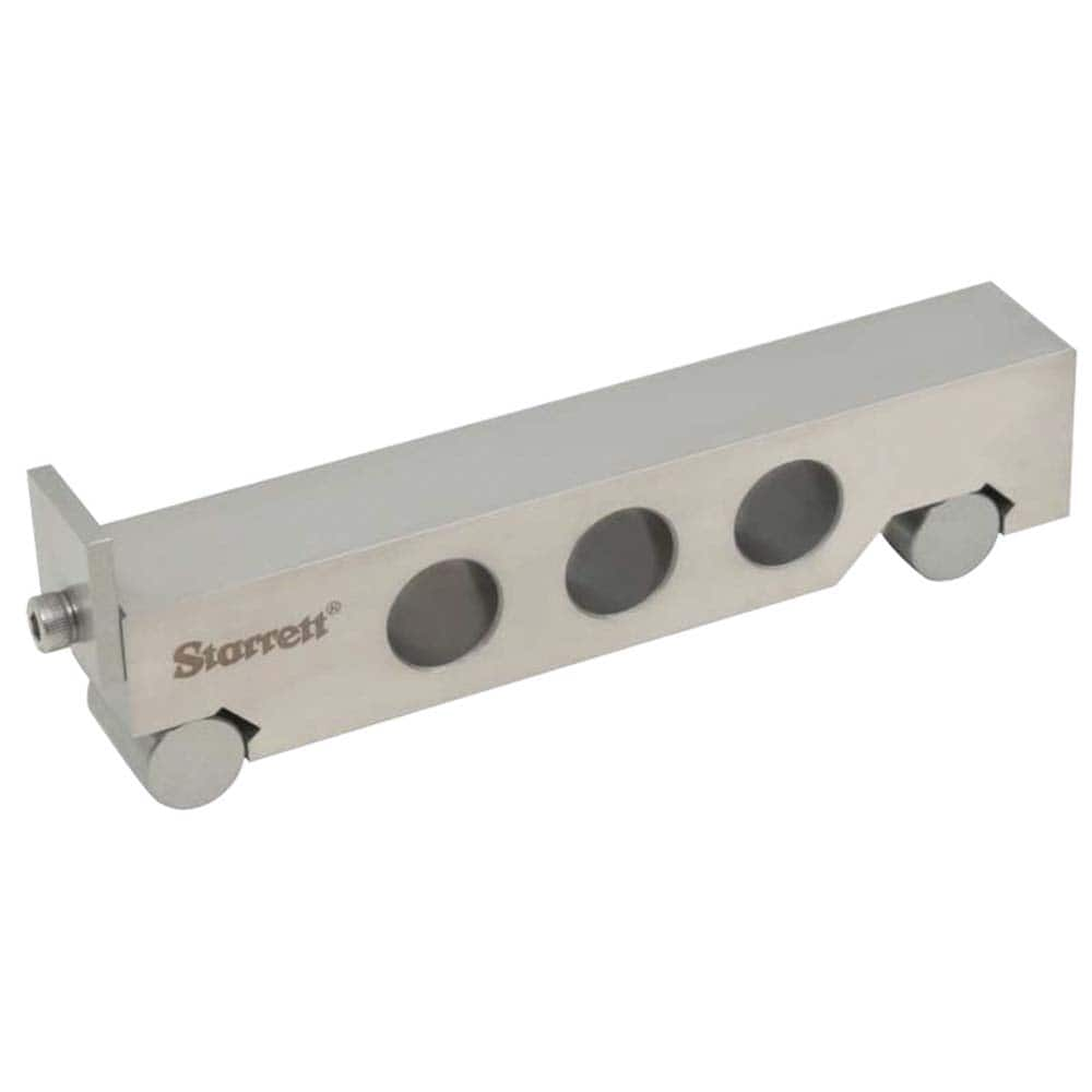 Starrett - Sine Bars; Type: Sine Bar ; Distance Between Rolls (Inch): 5.00 ; Parallelism (Decimal Inch): 0.0004 ; Center to Center Accuracy (Decimal Inch): 0.0002 ; Overall Length (Inch): 6.00 - Exact Industrial Supply