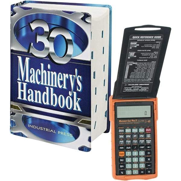 Industrial Press - Reference Manuals & Books Applications: Machine Shop Reference Subcategory: Machinery's Handbook - Strong Tooling